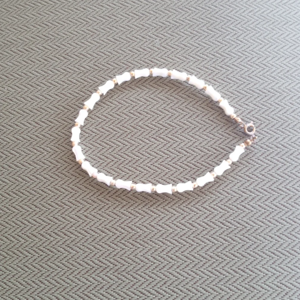 Fresh water Pearl bracelet tulip carved